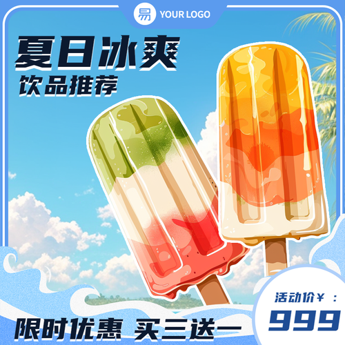狂暑季清凉夏日冰爽冷饮商品主图544871
