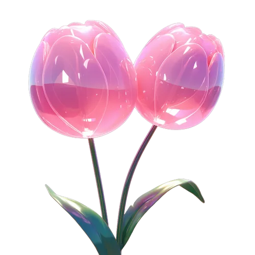 【AIGC素材】情人节鲜花-3D元素
